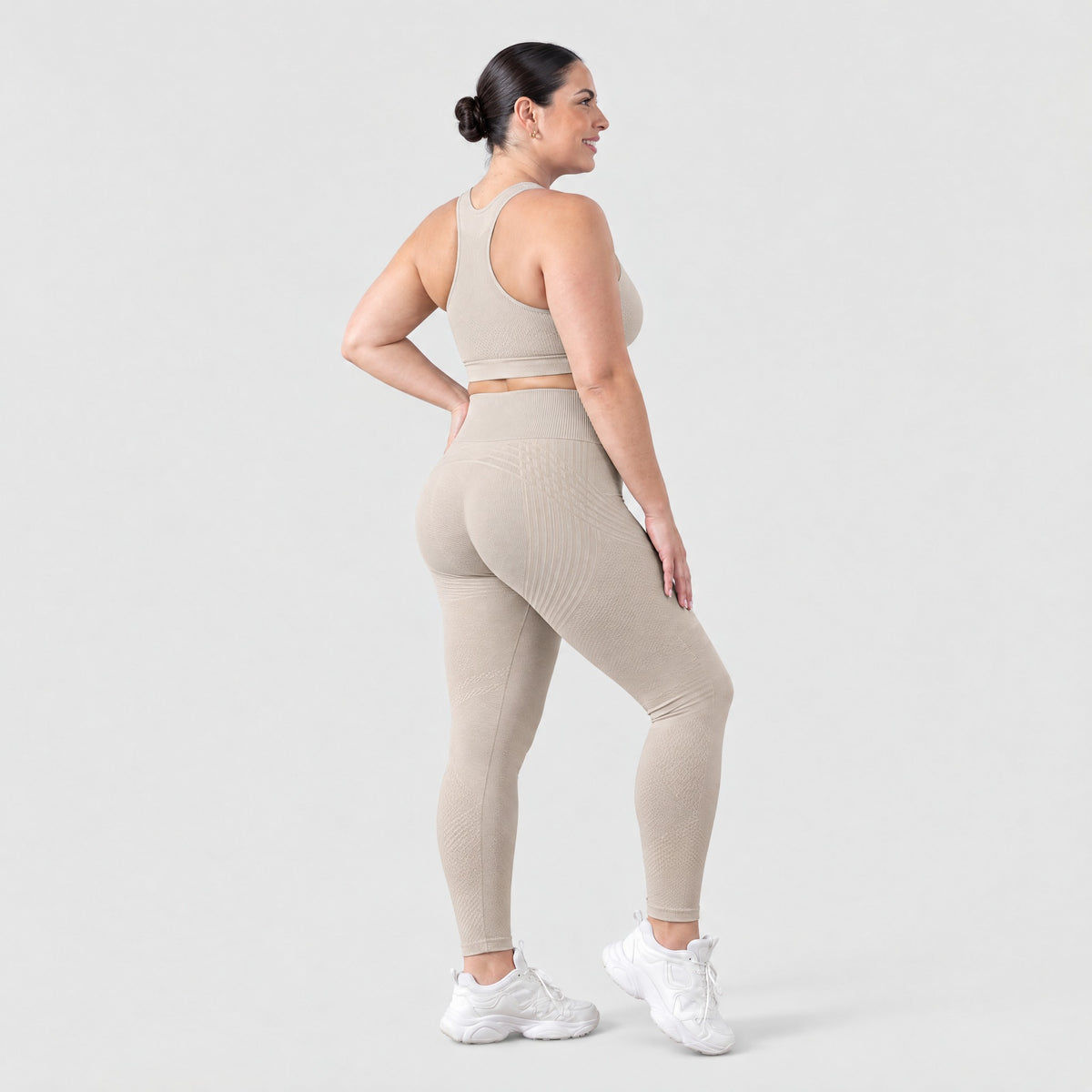 Sculpt Flex™ – Glättende Kompressionsleggings – Sand