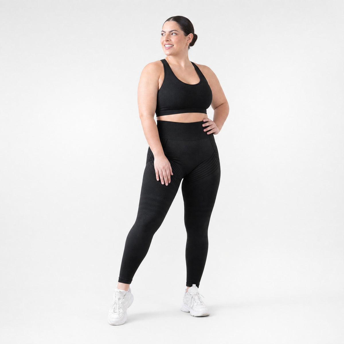 Sculpt Flex™ – Glättende Kompressionsleggings – Schwarz