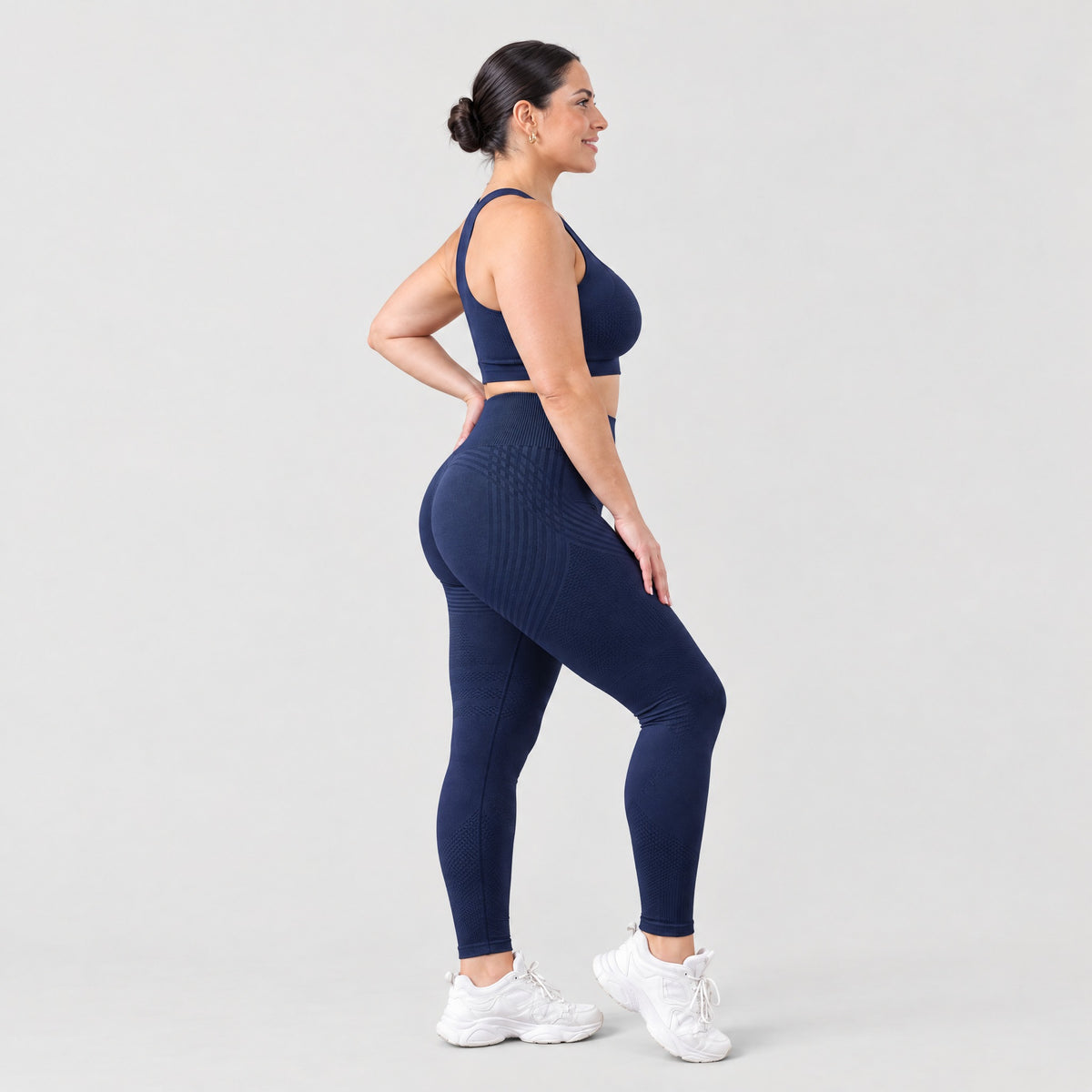 Sculpt Flex™ – Glättende Kompressionsleggings – Navyblau
