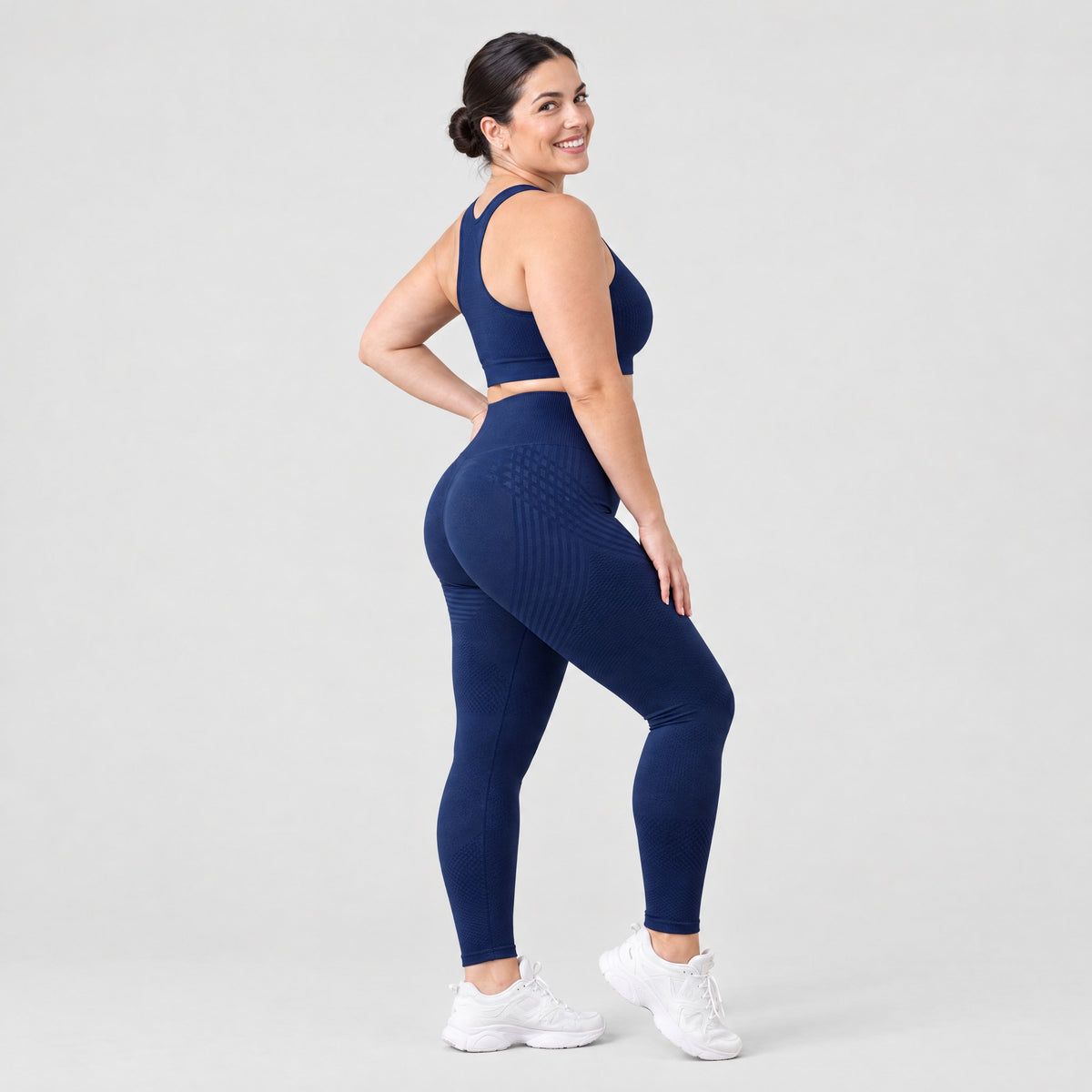 Sculpt Flex™ – Glättende Kompressionsleggings – Navyblau