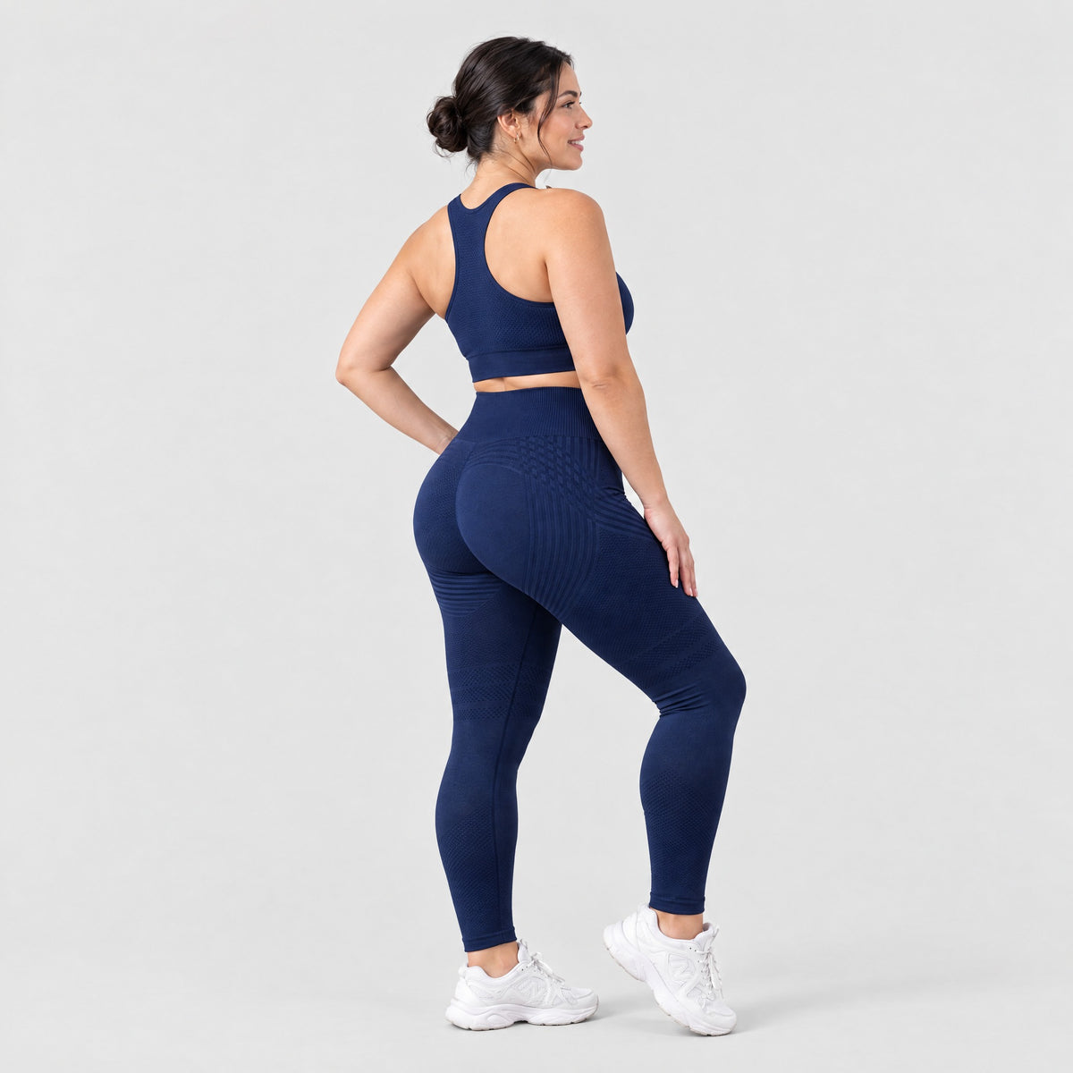 Sculpt Flex™ – Glättende Kompressionsleggings – Navyblau